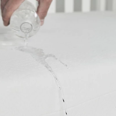 Bundle Of Dreams White Organic Cotton Zipper 5" Crib Mattress Cover - Image 3