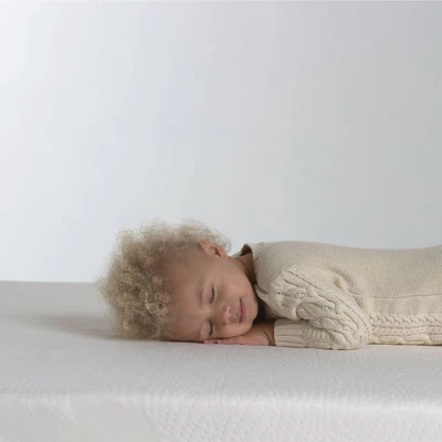 Bundle Of Dreams White Organic Cotton Zipper 5" Crib Mattress Cover - Image 9