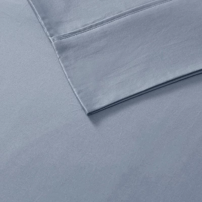 525 Thread Count Solid Cotton Blend Sheet Set - Image 2